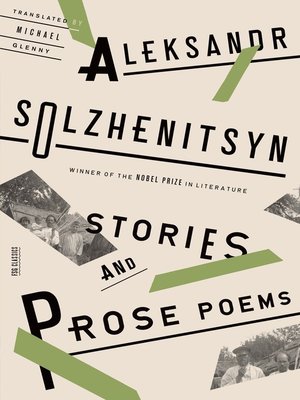 cover image of Stories and Prose Poems